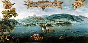 unknow artist Schloss Kammer am Attersee oil painting on canvas